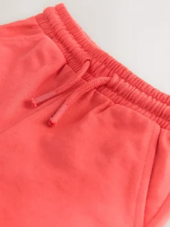 Rouge corail - Short en jersey (3mths-7yrs)