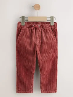 Rouge foncé - Pantalon en velours côtelé (3mths-7yrs)