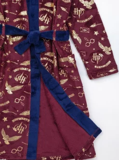 Rouge Harry Potter - Peignoir Vanilla Underground unisexe en polaire pour enfant