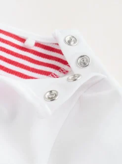 Rouge Little Valentine - Ensemble t-shirt et legging bébé (0mois-2ans)