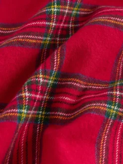 Rouge Noir - Chemise à carreaux de Noël à manches longues (3mois-10ans)