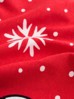 Rouge père Noël - Pyjama de Noël à jogging simple (3-16ans)