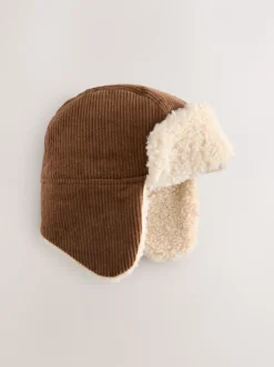 Rouge rouille - Chapeaux en velours côtelé (3mois -10ans)