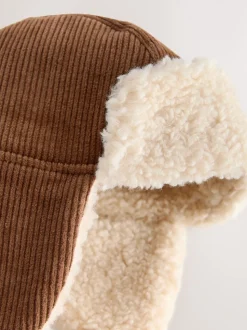 Rouge rouille - Chapeaux en velours côtelé (3mois -10ans)