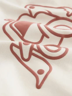 Rouge rouille - Ensemble surchemise et T-shirt en velours côtelé à capuche 2 Pièces (3mois-7ans)