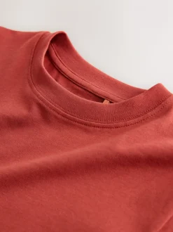 Rouge rouille - T-shirt Manches courtes (3-16ans)
