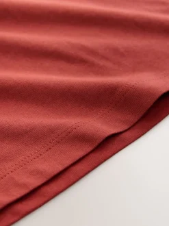 Rouge rouille - T-shirt Manches courtes (3-16ans)