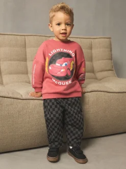 Rouge/anthracite - Ensemble sweat-shirt et jogging Cars Crew (9mois à8ans)