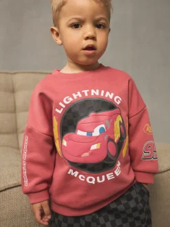 Rouge/anthracite - Ensemble sweat-shirt et jogging Cars Crew (9mois à8ans)