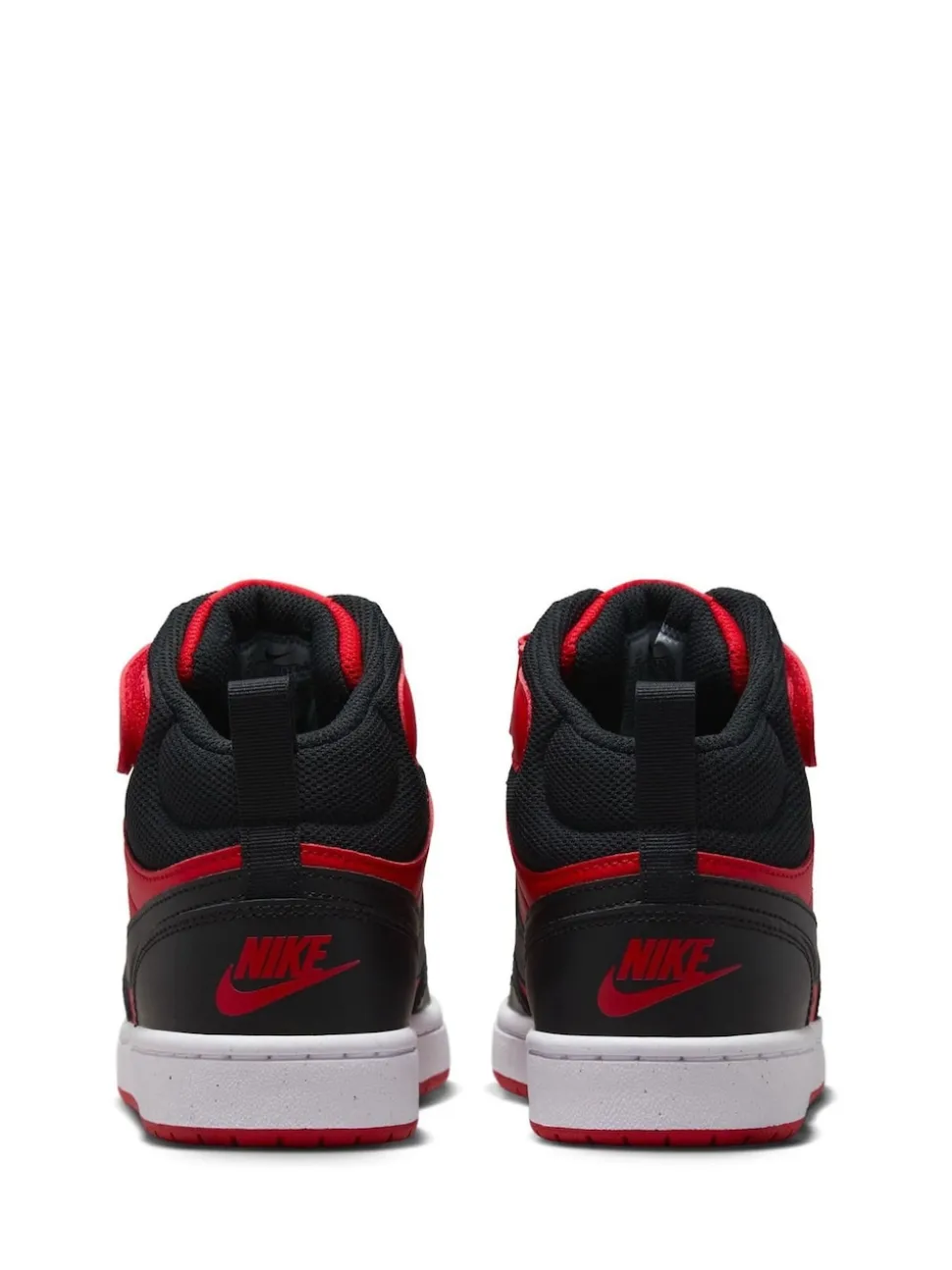 Rouge/Noir - Baskets mi-Baskets du tribunal de Nike pour adolescents