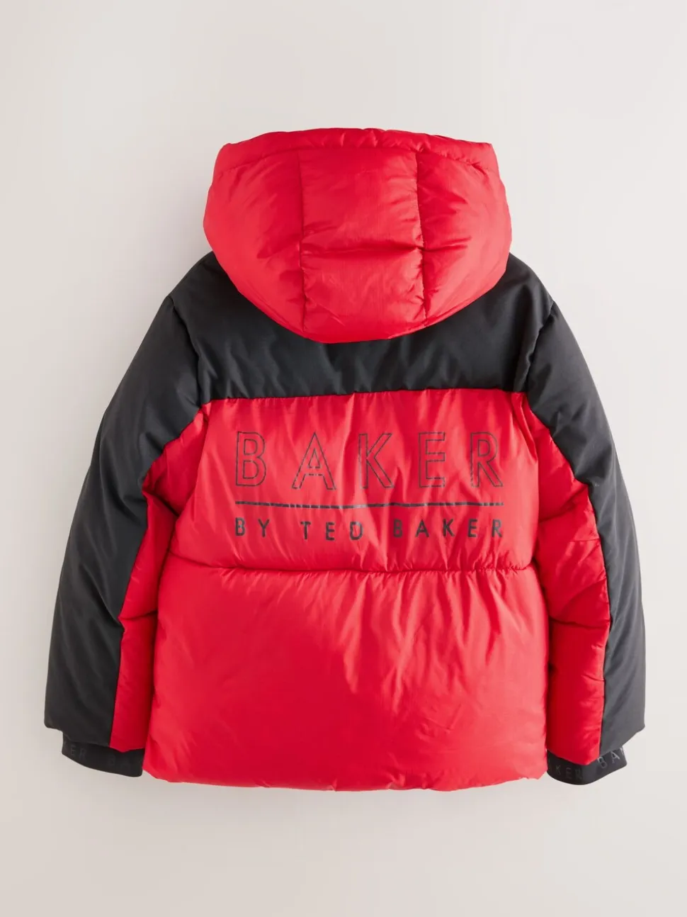 Rouge/Noir - Vestes matelassées Baker By Ted Baker imperméables color-block