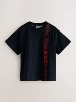 Rouge/noir/blanc - Lot de t-shirts Baker by Ted Baker Graphic Imprimé 3 Lot