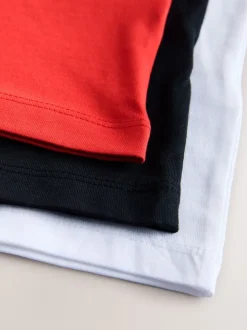 Rouge/noir/blanc - Lot de t-shirts Baker by Ted Baker Graphic Imprimé 3 Lot