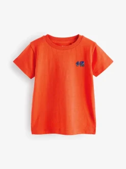 Rouge/vert - T-shirt Manches courtes 5 Pack (3mois-7ans)