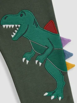 Rugissement vert kaki - JoJo Maman Bébé Safari Friends Appliqué Jogging