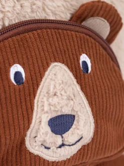 Sac à dos Frugi en polaire Personnage marron