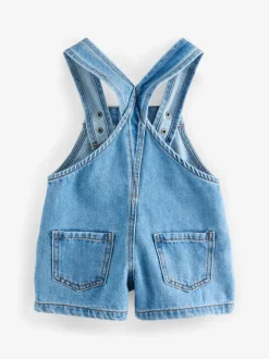 Salopette Moschino bébé en jean avec logo