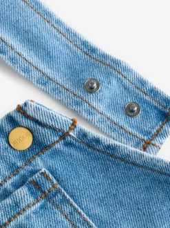 Salopette Moschino bébé en jean avec logo