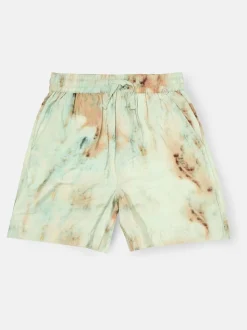 Short Angel & Rocket Teddy imprimé tie-dye