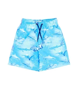 Short de plage Soliswim bleu