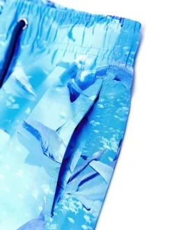 Short de plage Soliswim bleu