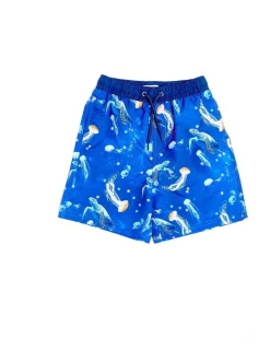 Short de plage Soliswim bleu