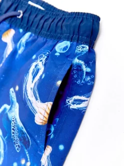 Short de plage Soliswim bleu