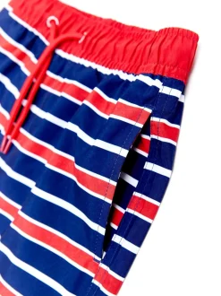 Short de plage Soliswim rouge