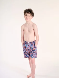 Short de plage Soliswim rouge