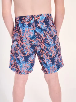 Short de plage Soliswim rouge