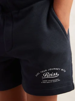Short en molleton Reiss Moor Motor Cars en coton Mélange