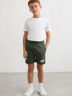 Short Reiss Evan en mélange de coton naturel