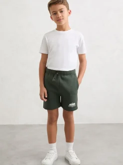 Short Reiss Evan en mélange de coton naturel