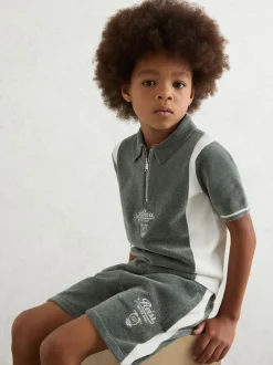 Short Reiss Trenton Motor Cars à liseré chenille