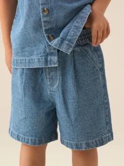 Shorts Angel & Rocket Max Denim Jacquard