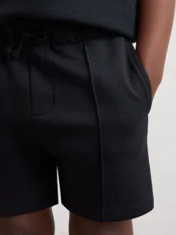 Shorts nervurés en interlock avec cordon de serrage Reiss Peter Premium