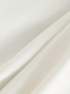 Slogan blanc - T-shirt semi-uni à manches longues (3mois-7ans)