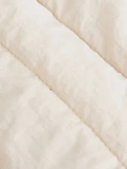 Slogan écru Little One Back - Combinaison de bébé matelassée en nylon