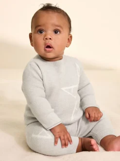 smALLSAINTS ensemble bébé garçon en maille et jogging