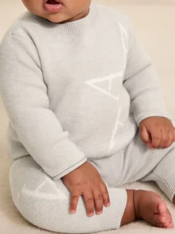 smALLSAINTS ensemble bébé garçon en maille et jogging