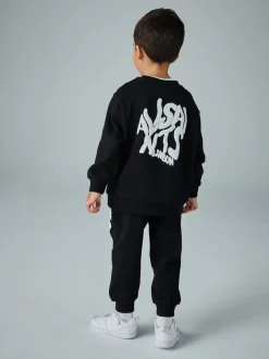 smALLSAINTS Orlando surdimensionné Sweat-shirt et Joggings Ensemble pour Jeunes garçons