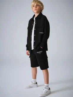 smALLSAINTS Sweat Veste-chemise T-shirt et Shorts 3 Pieces Ensemble