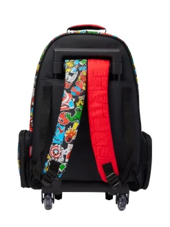 Smiggle sac à dos Marvel Trolley avec roues légères