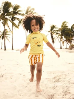 Soleil jaune - Ensemble gilet anti-éclaboussures et short (3mths-7yrs)