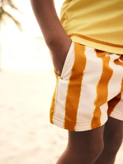 Soleil jaune - Ensemble gilet anti-éclaboussures et short (3mths-7yrs)