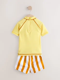 Soleil jaune - Ensemble gilet anti-éclaboussures et short (3mths-7yrs)