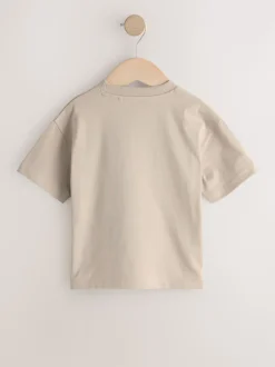 Sourire en ciment - Petit t-shirt graphique à manches courtes (3mois à7ans)