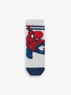 Spiderman - Lot 5 paires de chaussettes Character riches en coton
