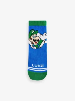 Super Mario - Lot 5 paires de chaussettes Character riches en coton
