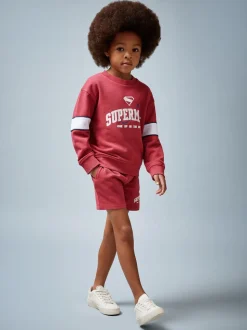 Superman | Shorts en coton à logo Reiss